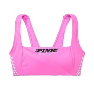 Victoria's Secret Pink Ultimate Sport Squareneck Bra Color Pink Racing